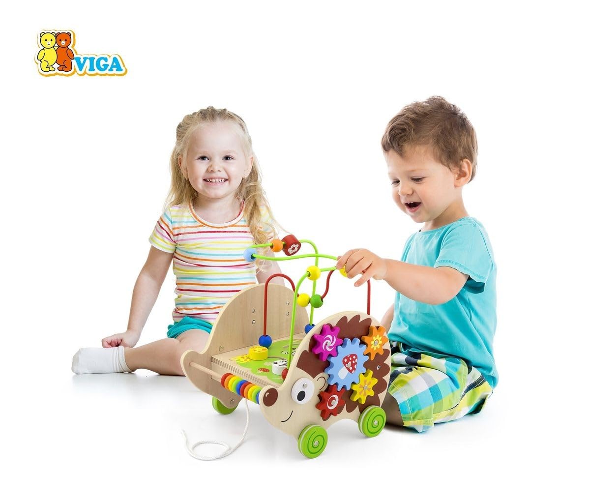 Viga Pull Along Activity Hedgehog