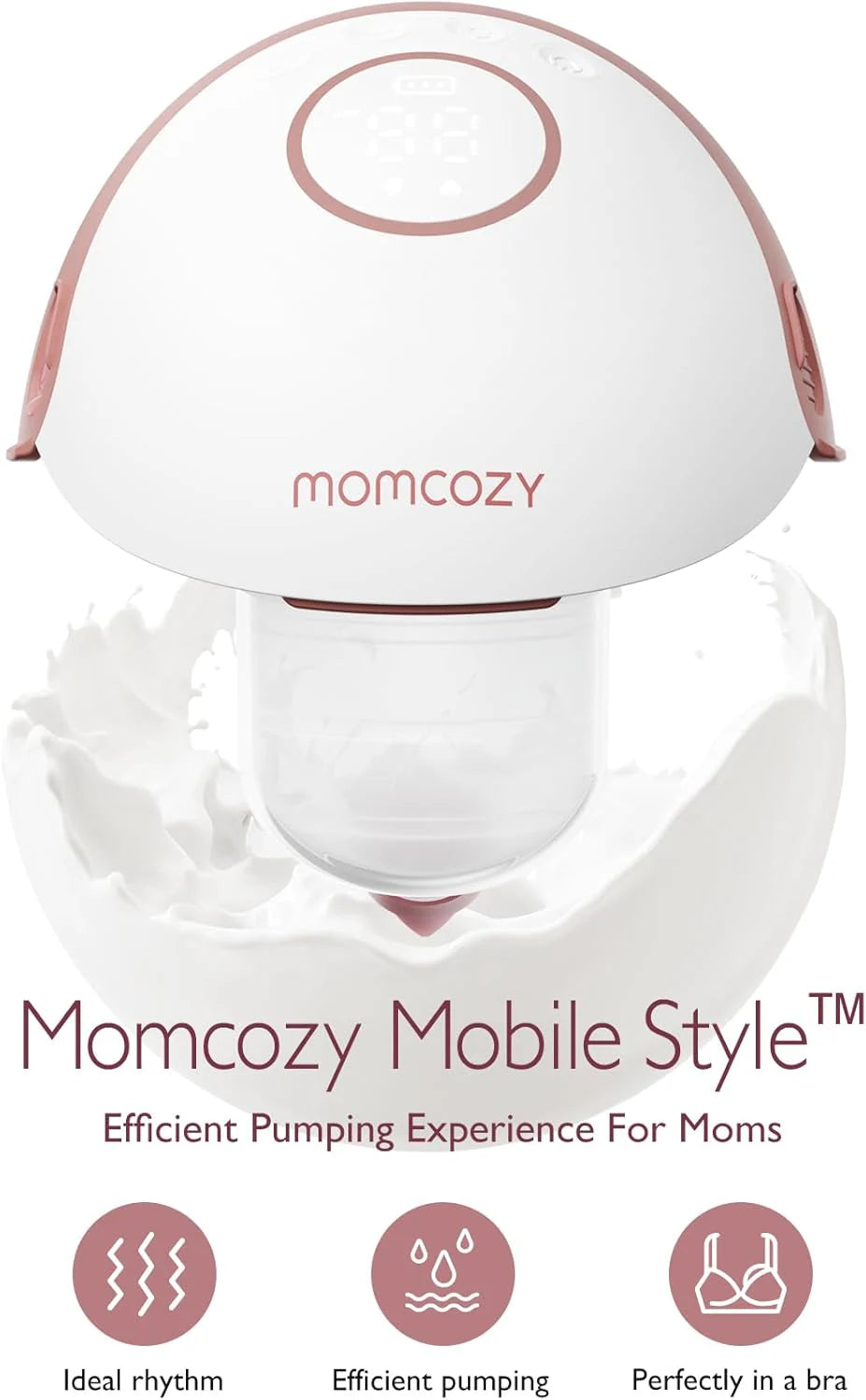 momcozy m6 red single mobile style breast pump