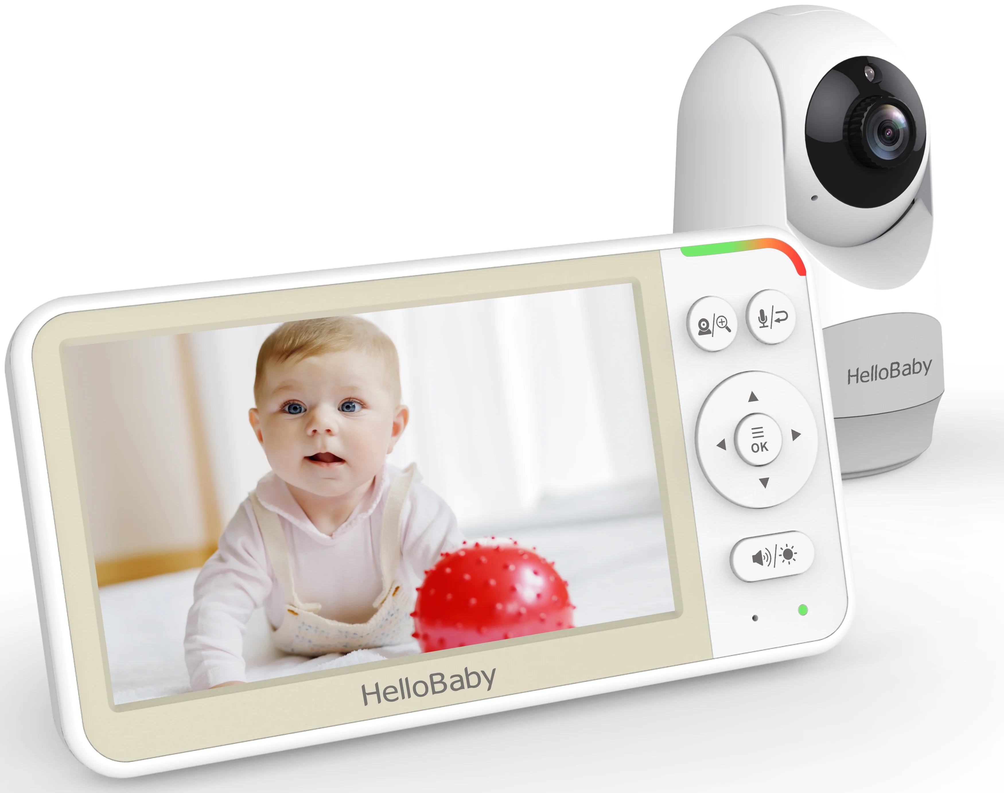 hello baby video baby monitor 5 inch screen wireless baby monitor