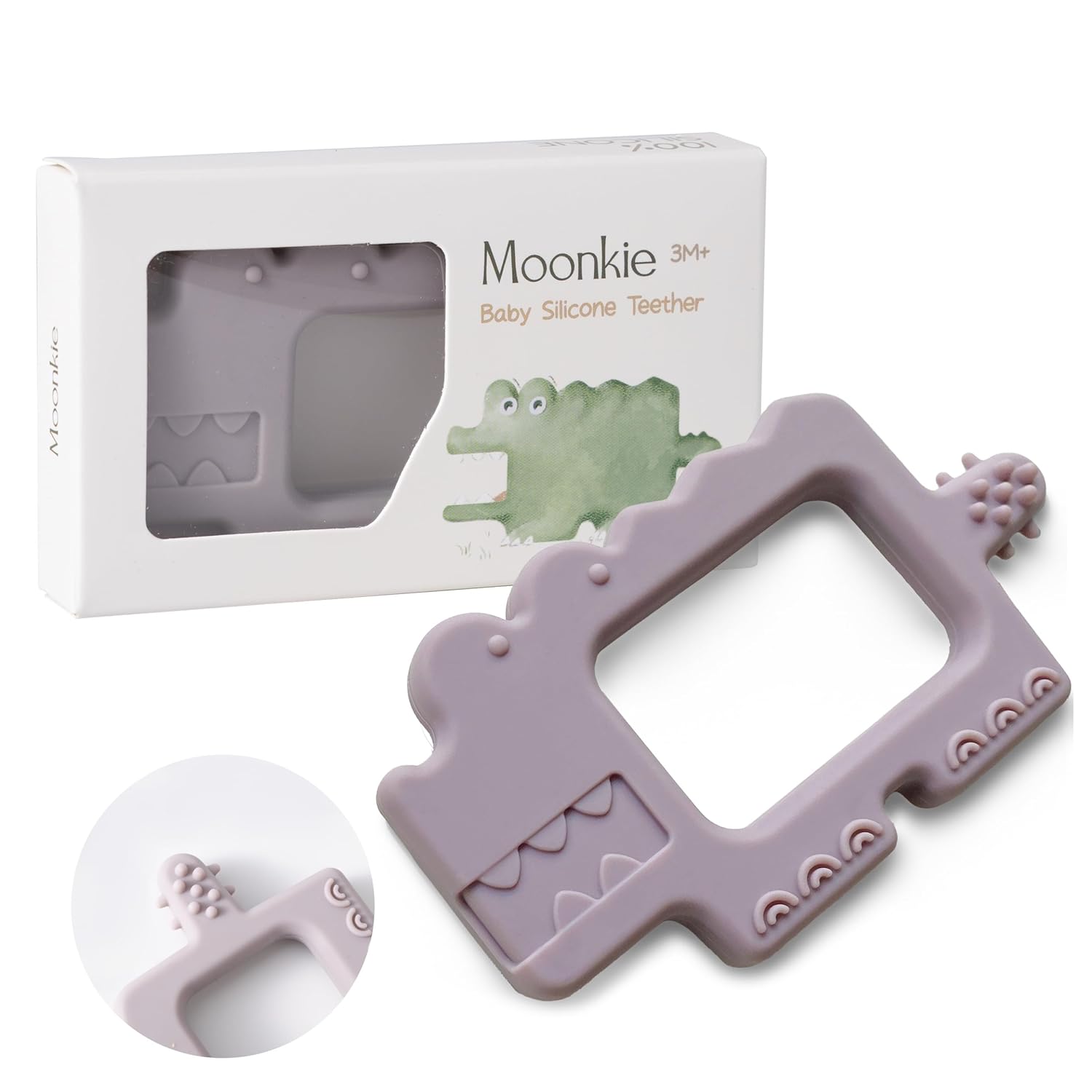 Moonkie Crocodile Silicone Teether