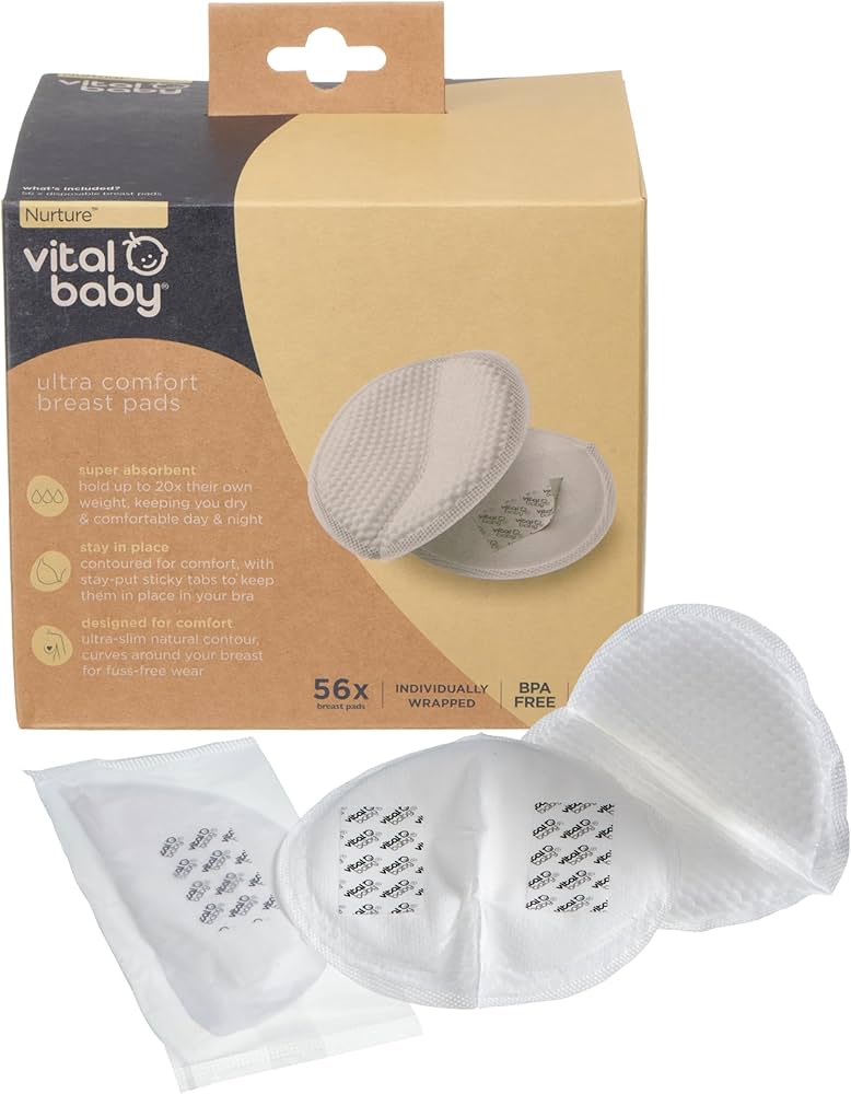 vital baby  ultra comfort breast pads 56pk