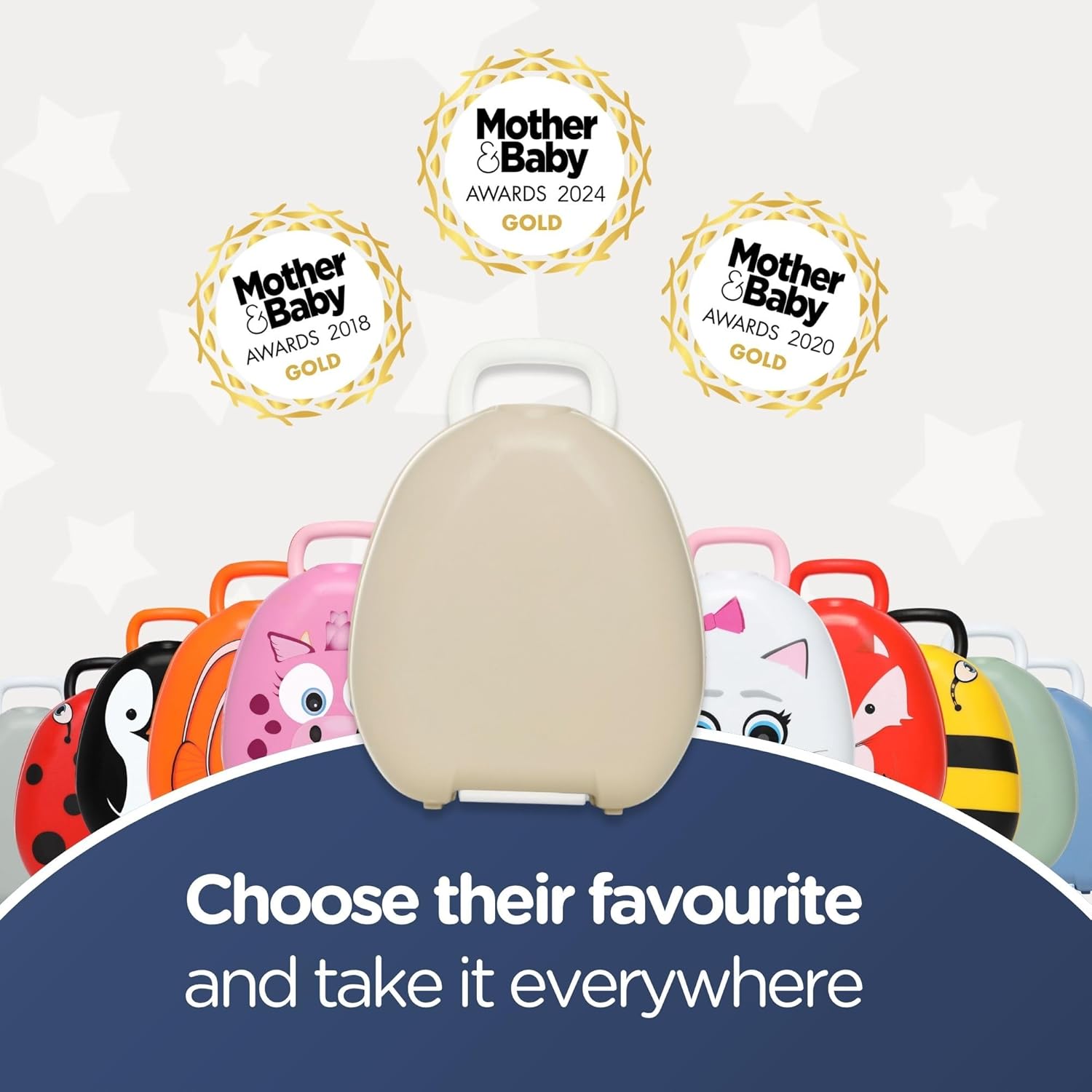 My Carry Potty Travel Potty Natural Beige