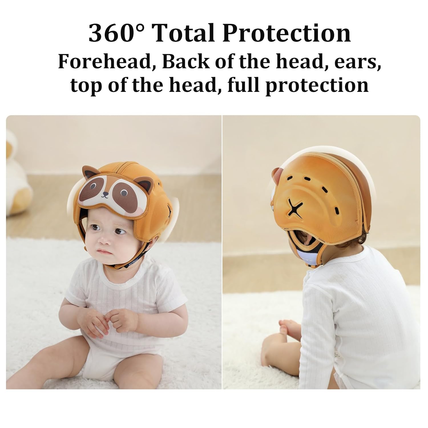 Mambobaby Baby Headgear - Raccoon