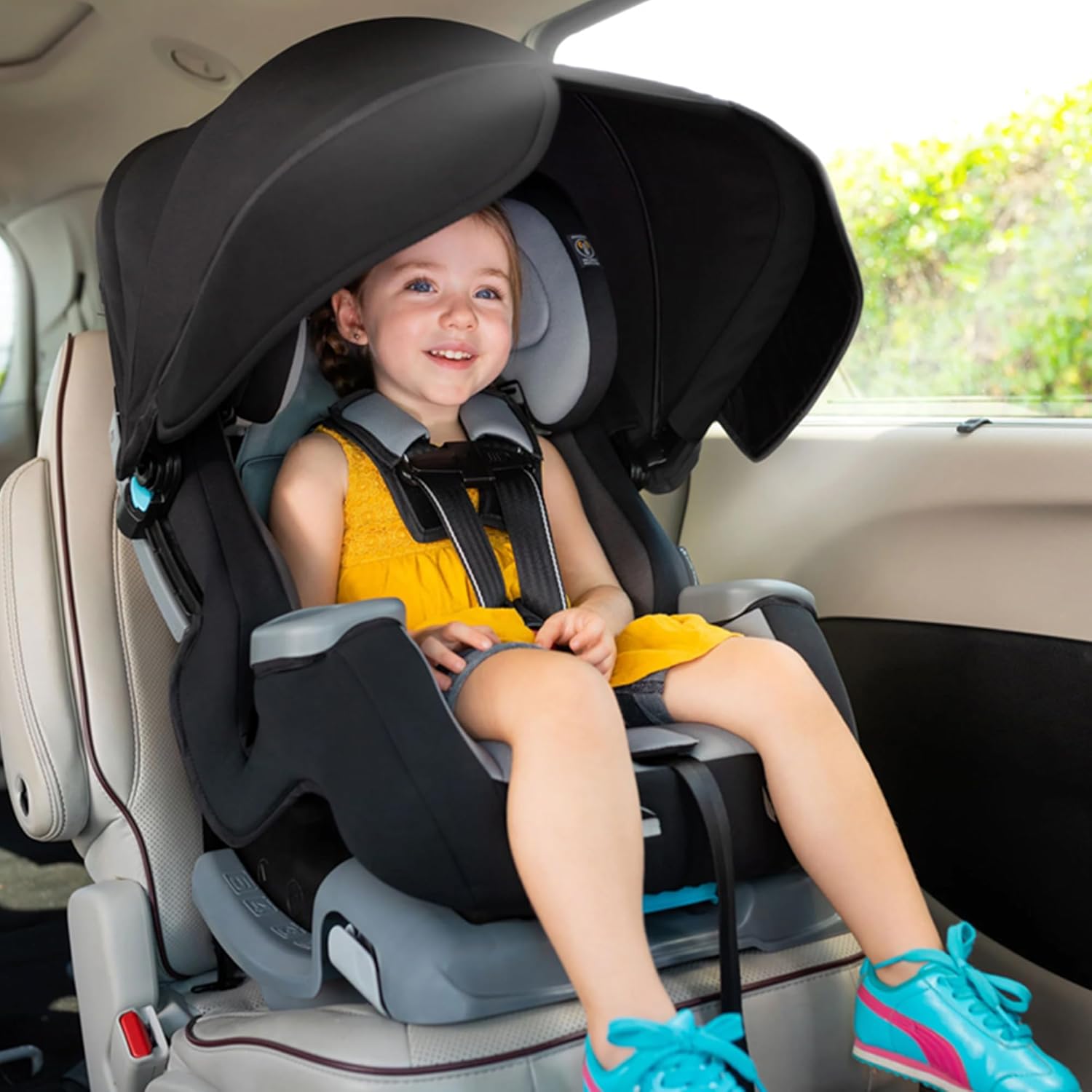 Baby Trend Cover Me 4-in-1 Convertible Car Seat – Black