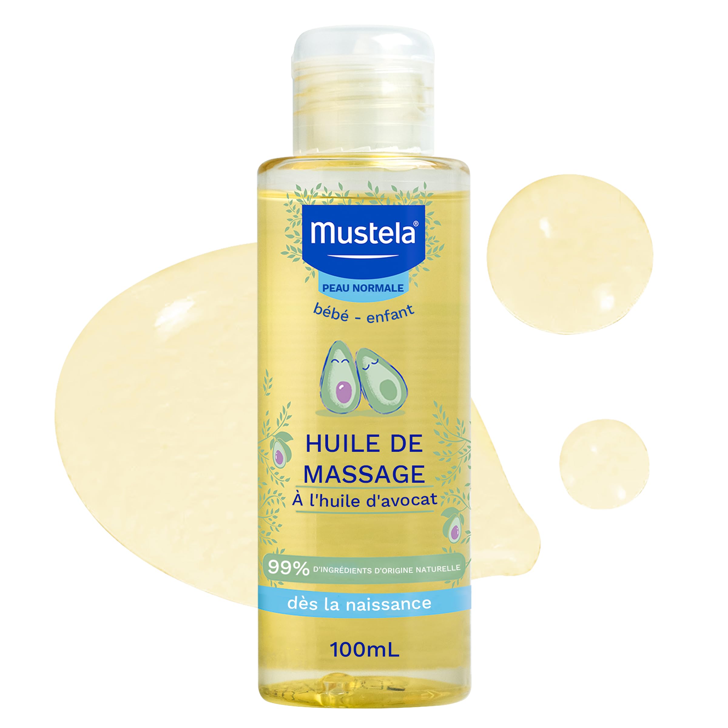 mustela baby massage oil nourishing body oil