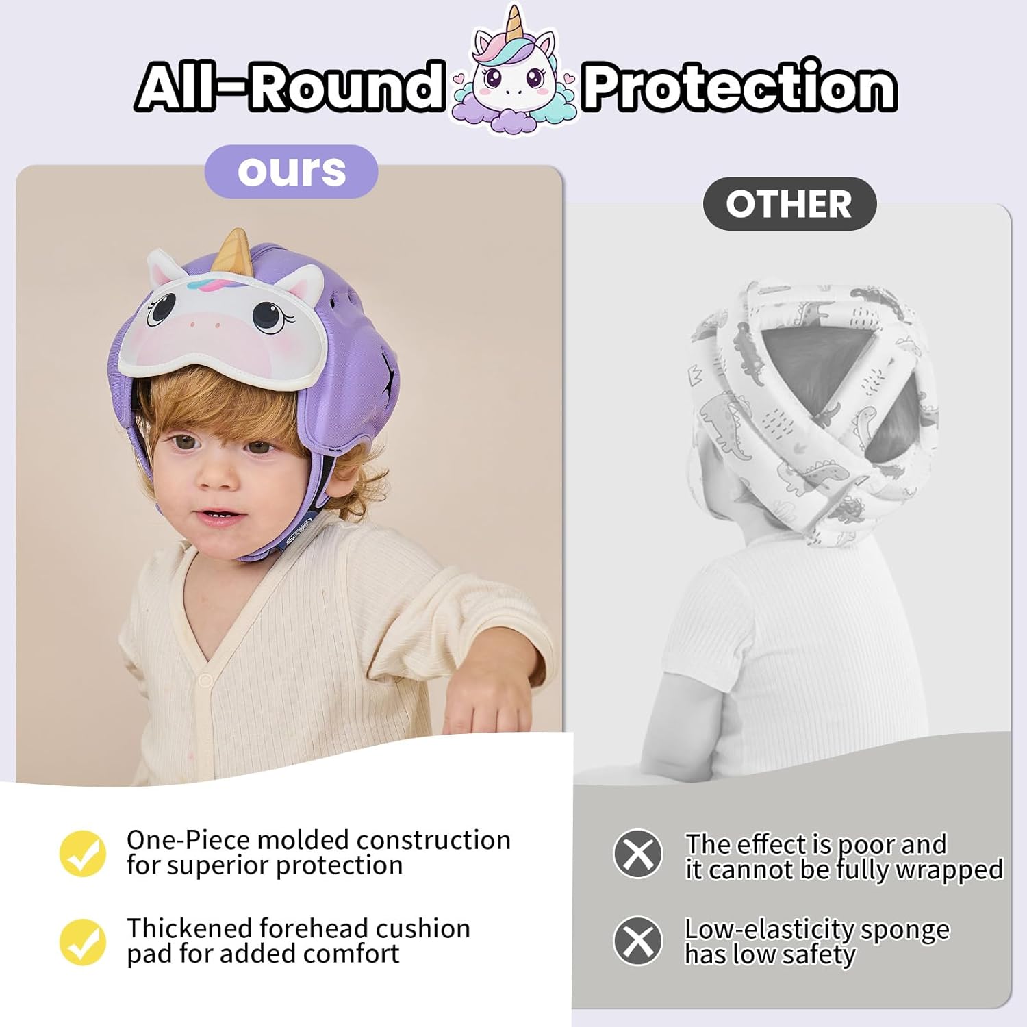 Mambobaby Baby Headgear - Unicorn