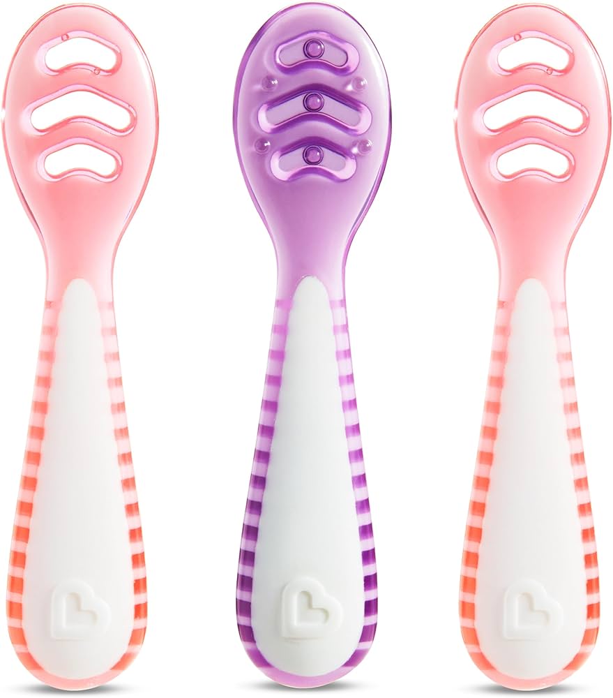 munchkin gentle dip first spoon pink*blue
