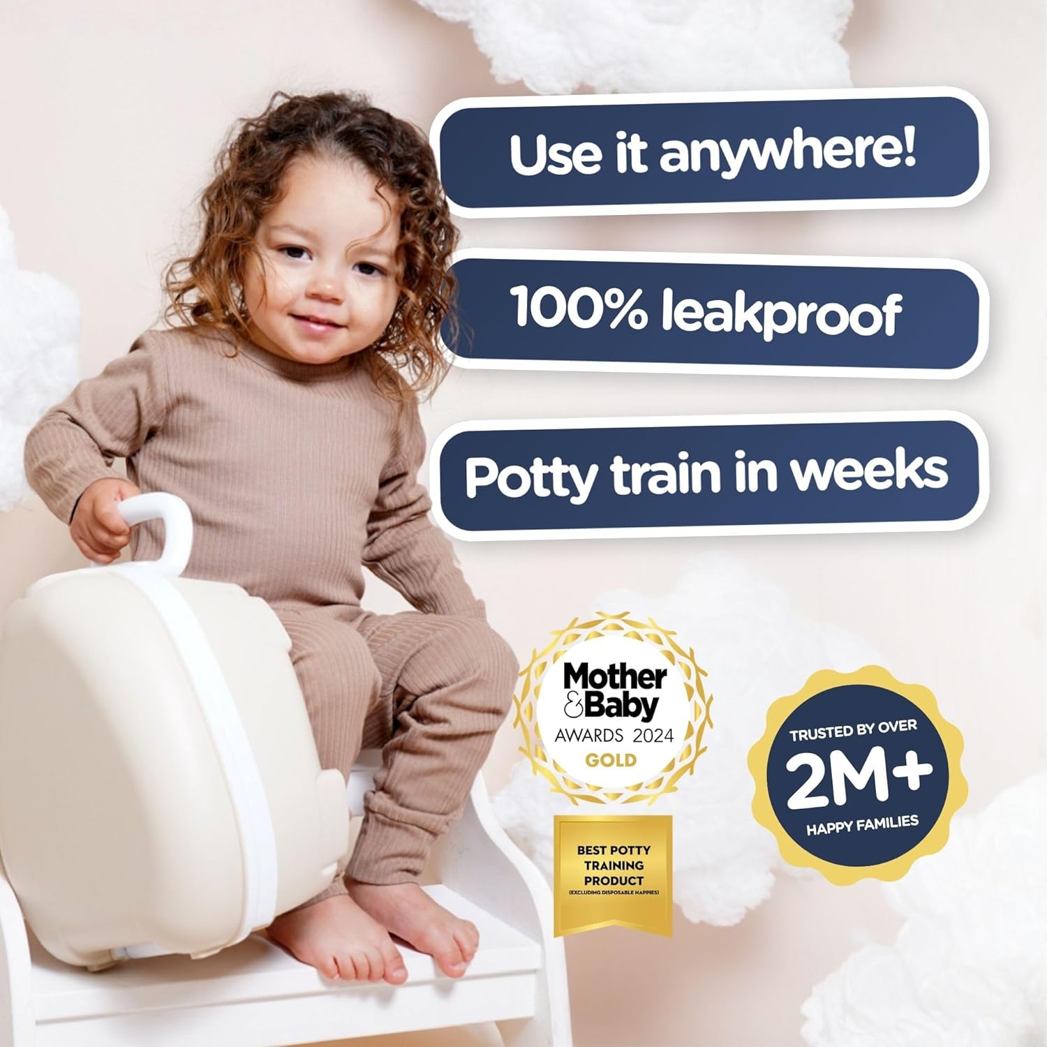 My Carry Potty Travel Potty Natural Beige