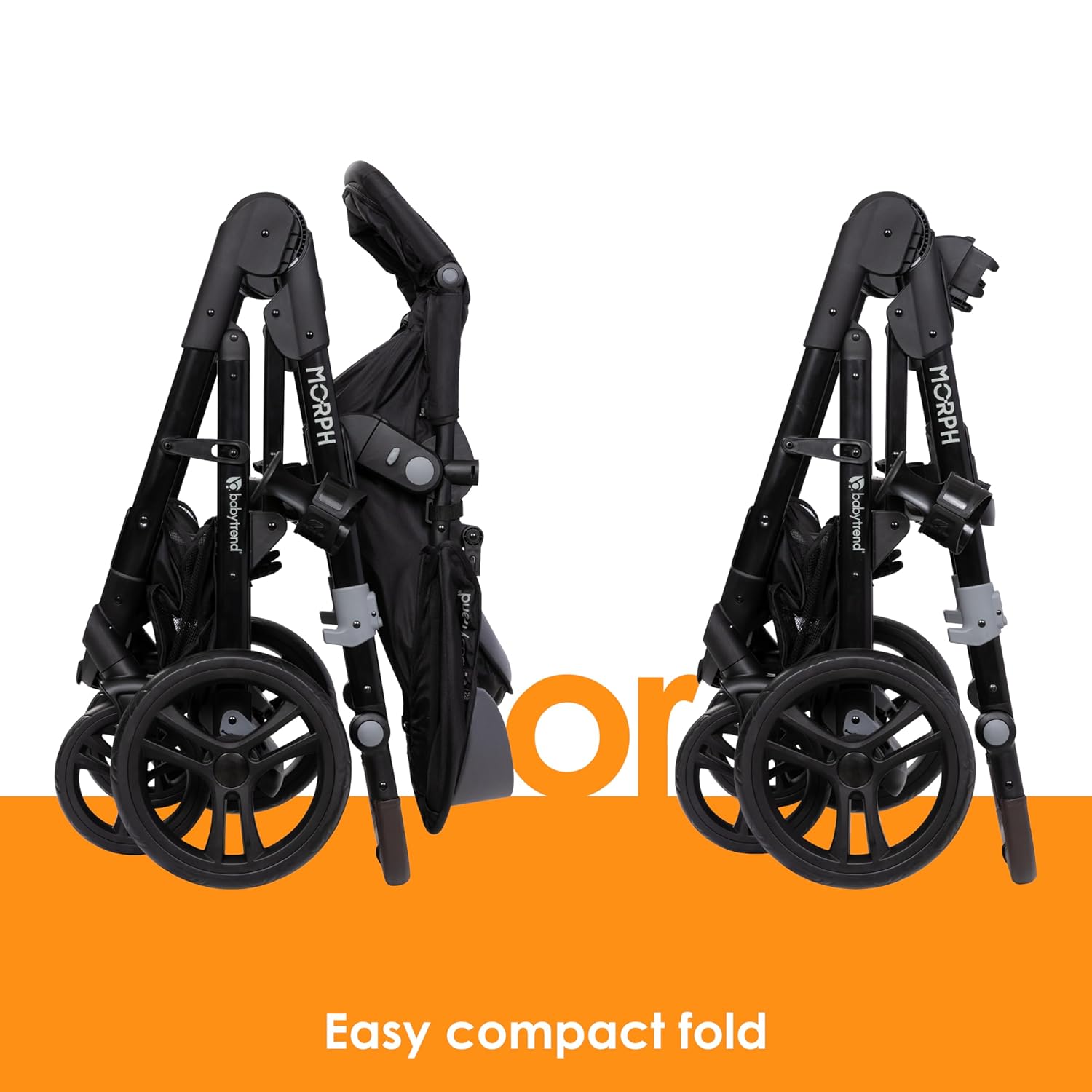 Baby Trend Morph Single-to-Double Modular Stroller – Dash Black