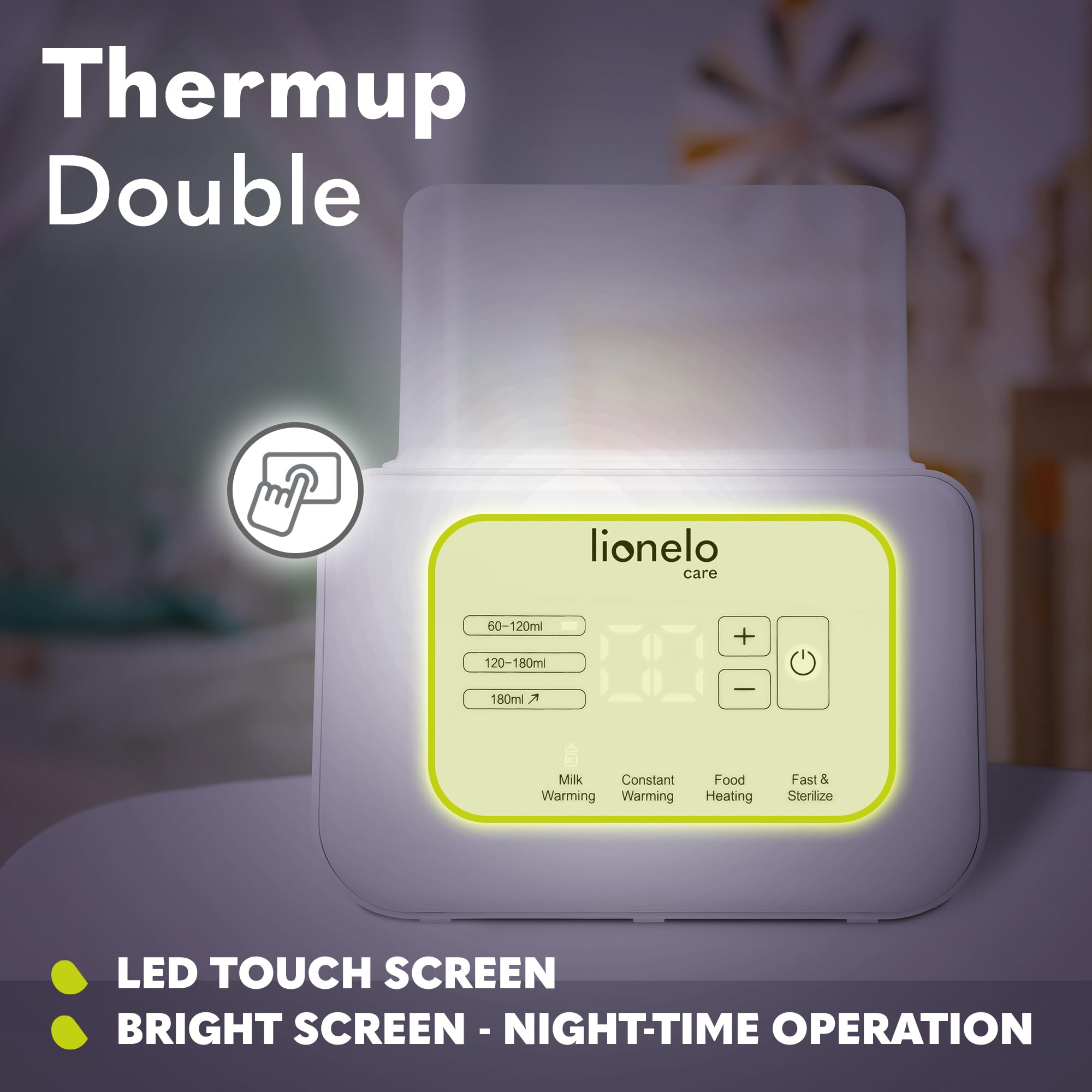 lionelo thermup duo bottle warmer white baby bottle warmer