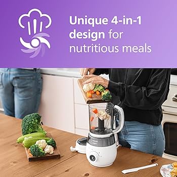 philips avent 4 in 1 baby food maker steamer blender