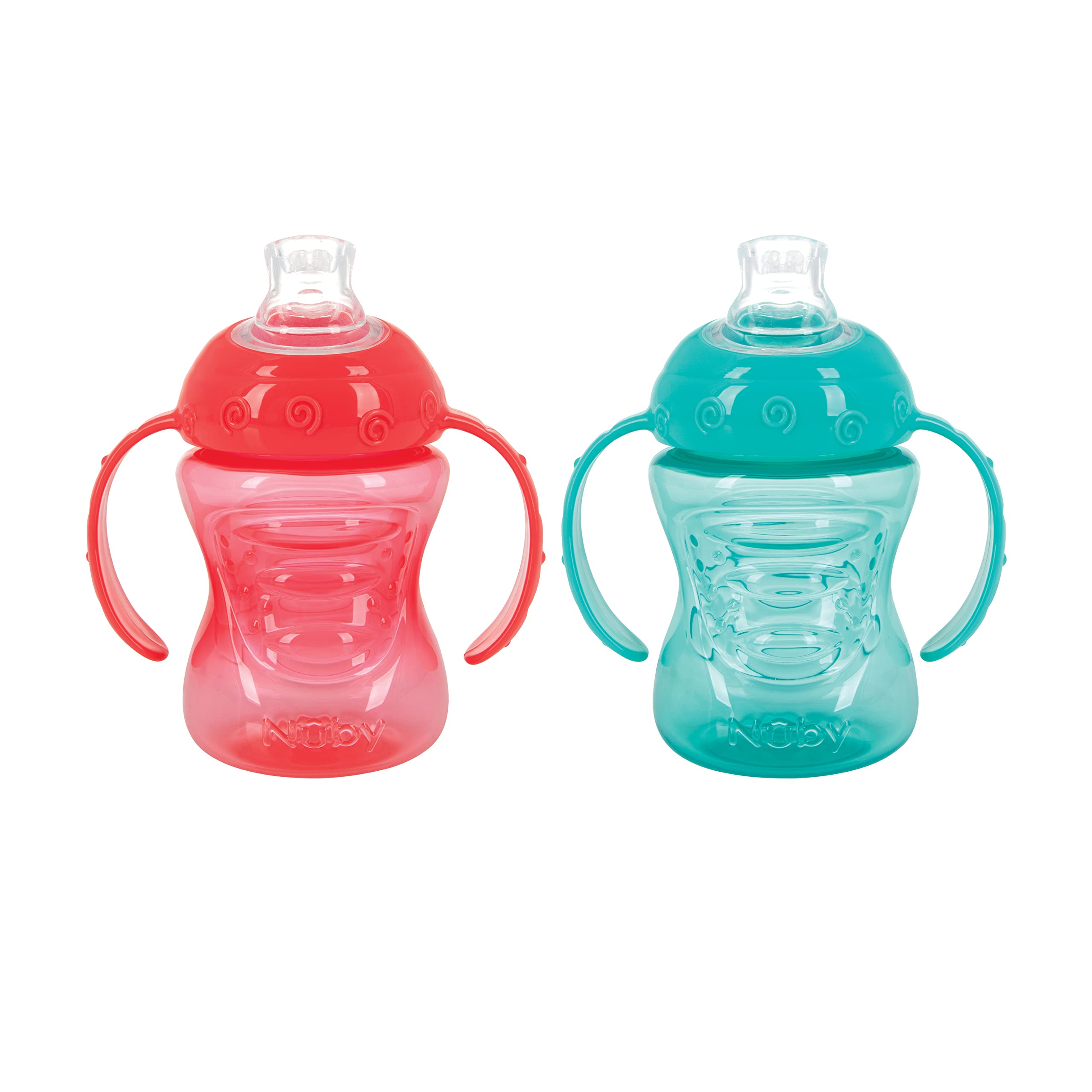 nuby no spill cup with handles 6m+ toddler training cup