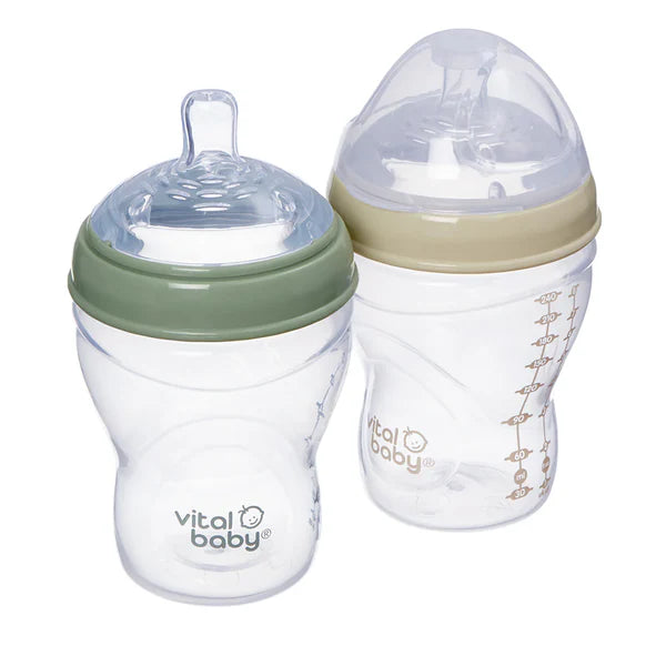 vital baby  bottle 240ml 2pk
