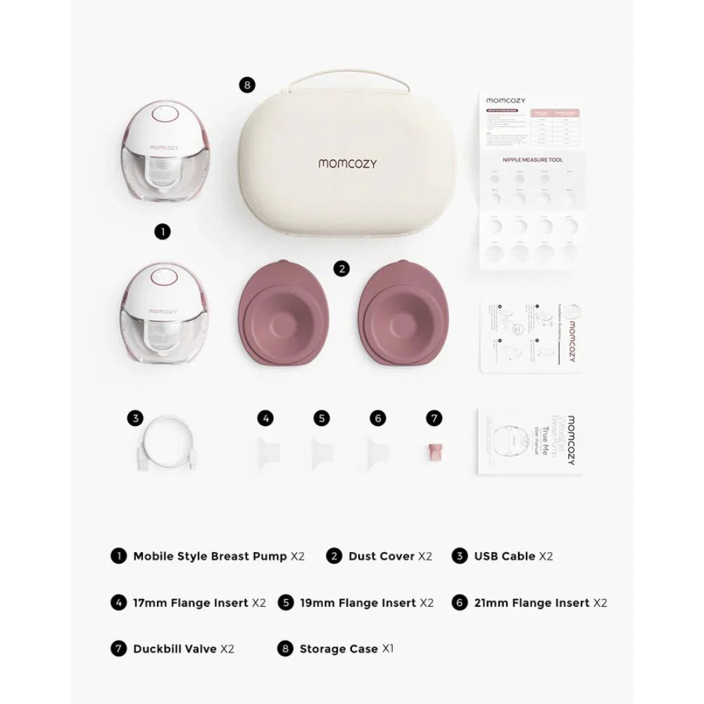 momcozy m6-red double mobile style breast pump