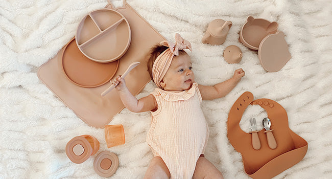 Moonkie Silicone Placemats for Baby & Kids – Non-Slip, Stain-Resistant (2-Pack)