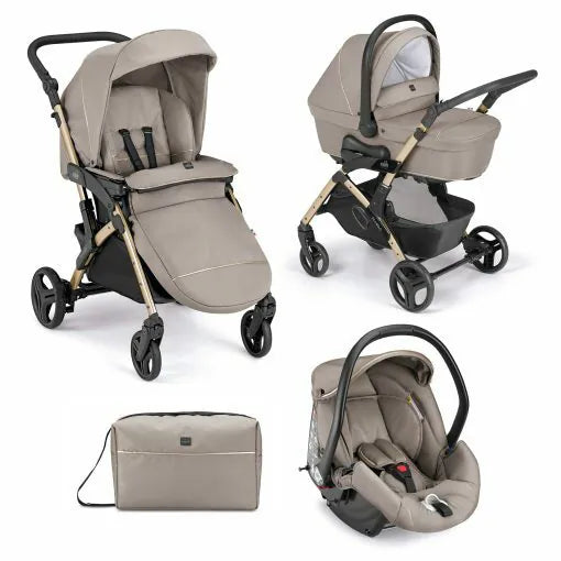 CAM Fluido Easy Trio 3-in-1 Travel System with Carrycot & i-Size Car Seat