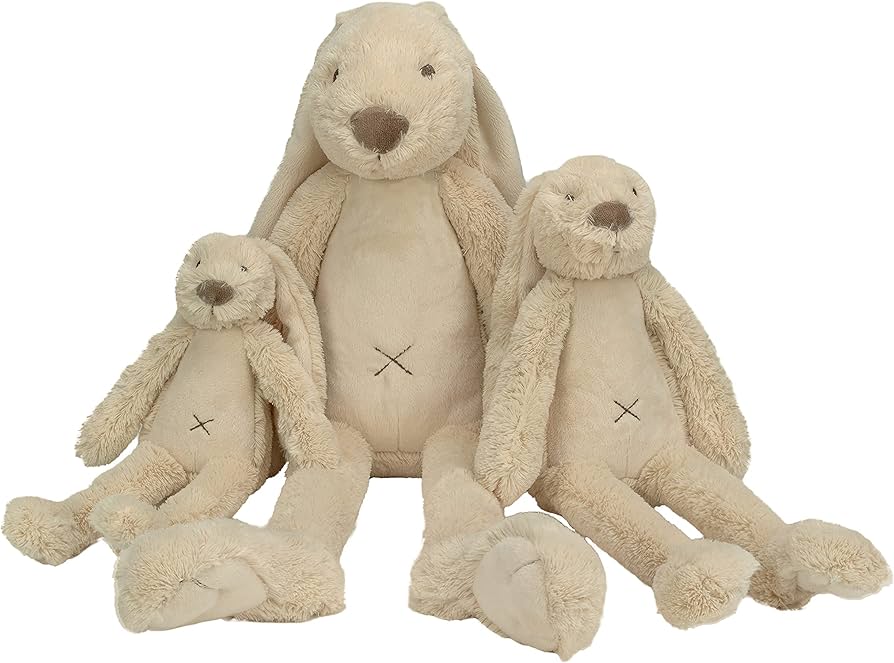 happy horse rabbit richie soft toy beige baby plush toy