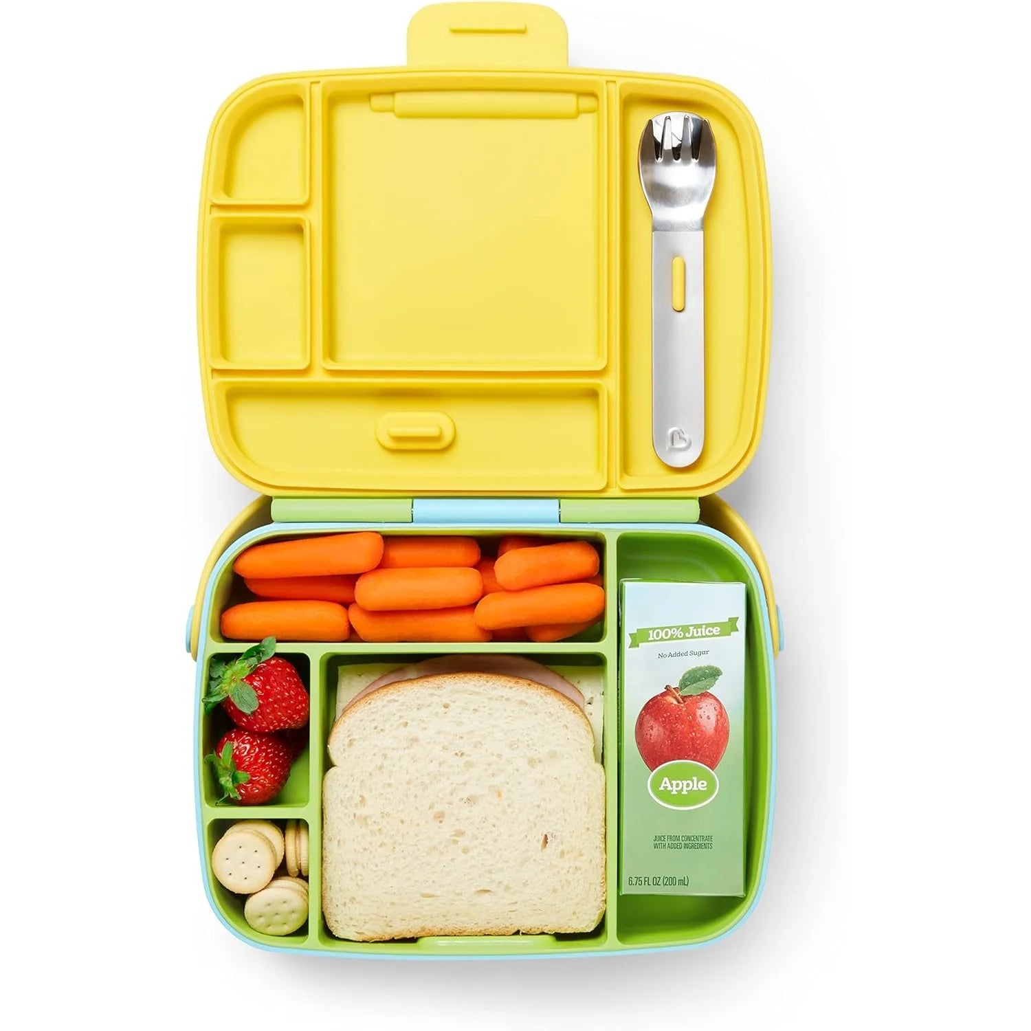 munchkin lunch bento box yellow