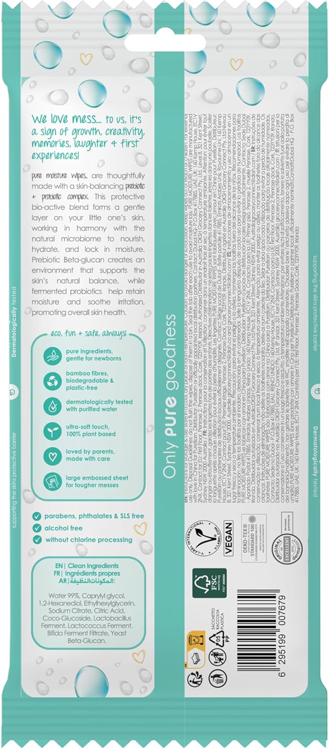Pureborn Moisture Water Wipes