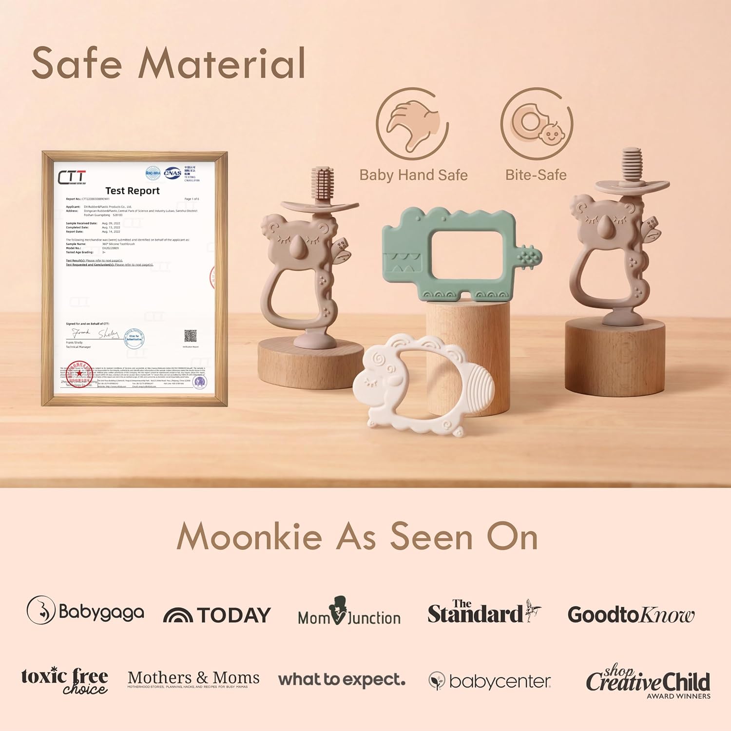 Moonkie Crocodile Silicone Teether