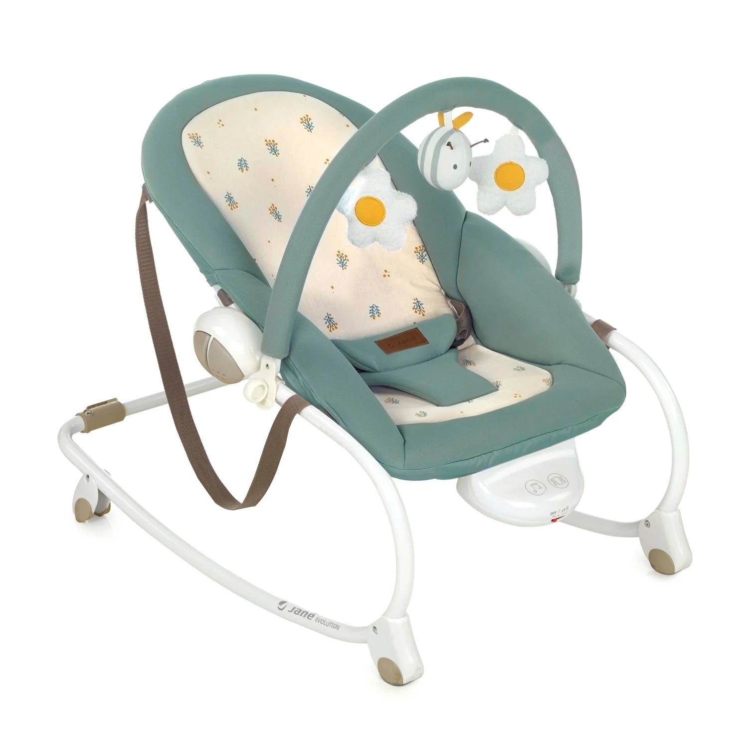 jane evolution baby bouncer rocker botanic newborn seat