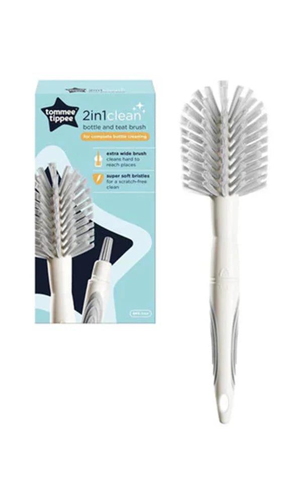 tommee tippee bottle and teat cleaning brush with handle
