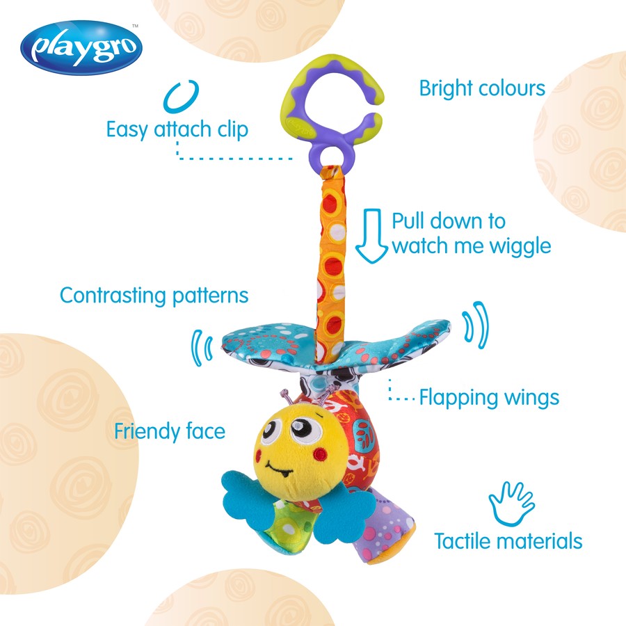 playgro groovy mover bee