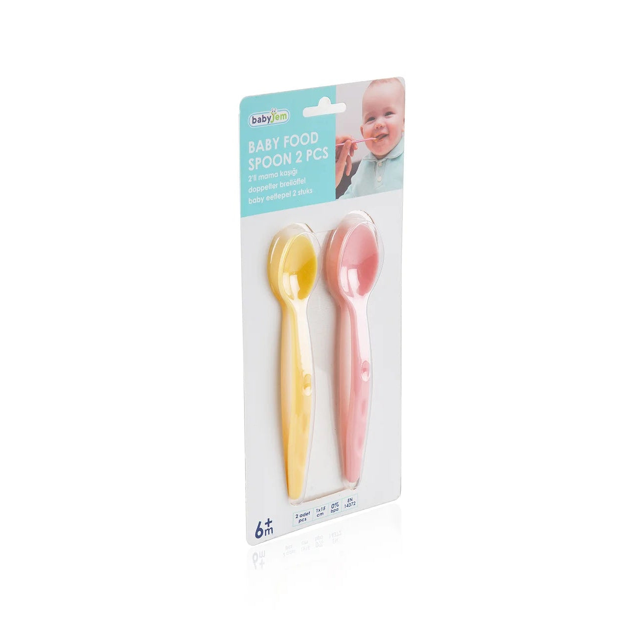 Babyjem Baby Feeding Spoon Set – BPA-Free for 4+ Months