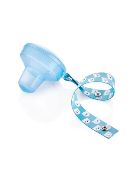 babyjem pacifier holder transparent blue