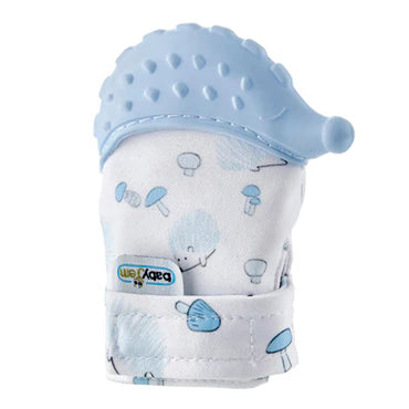 babyjem teethering gloves/hedgehog blue