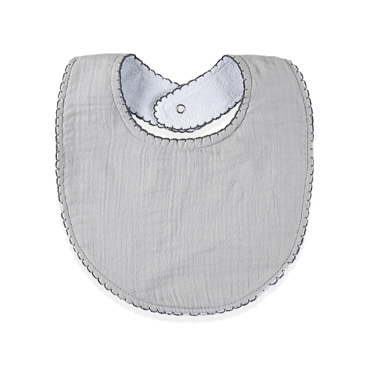 babyjem muslin baby bib salmon drool bib
