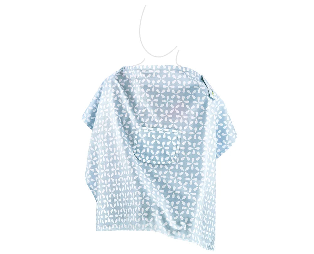 babyjem nursing apron w?th pocket -grey