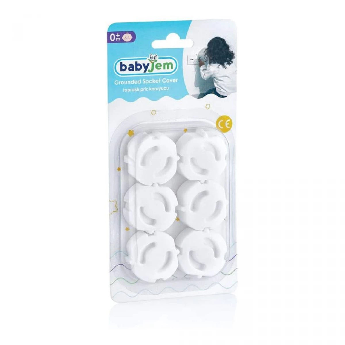 babyjem plug socket covers white child safety plugs