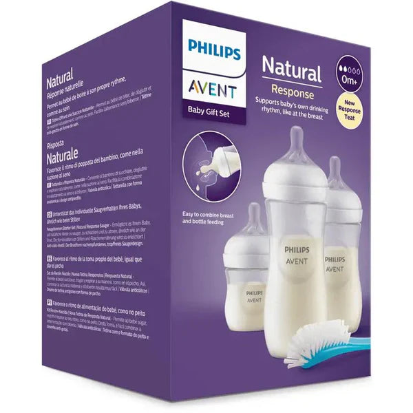philips avent natural newborn starter set 4 piece baby bottle set