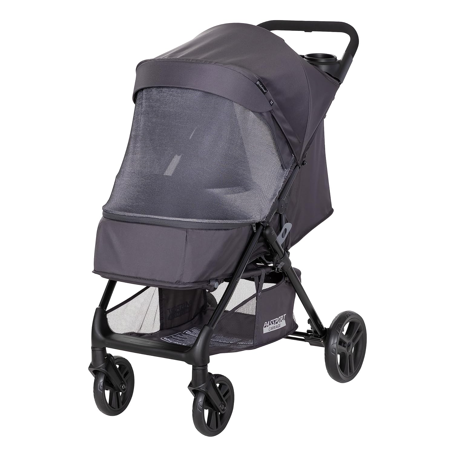 Baby Trend Passport Carriage Travel System with EZ-Lift Plus Infant Car Seat – Dash Black