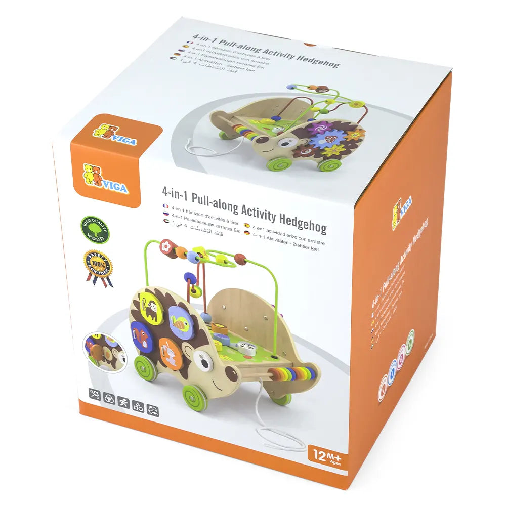 Viga Pull Along Activity Hedgehog