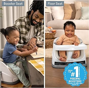 ingenuity booster and feeding seat cashmere