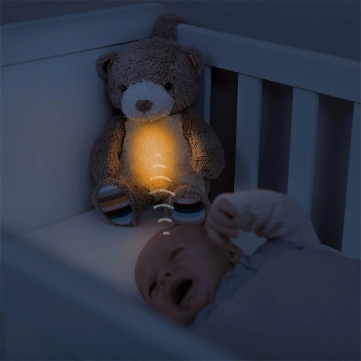 zazu bruno plush sleep soother with sound machine and night light