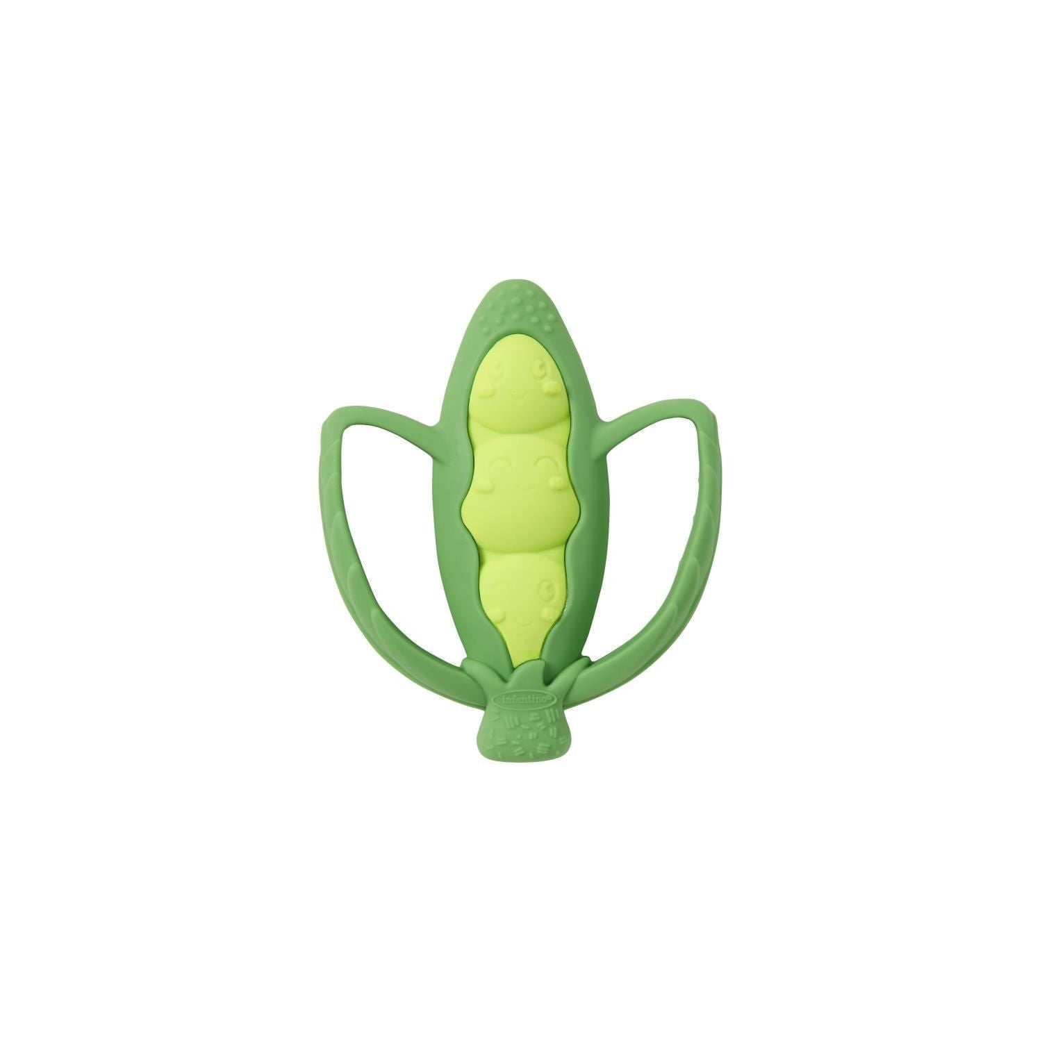 infantino lil nibbles textured silicon teether