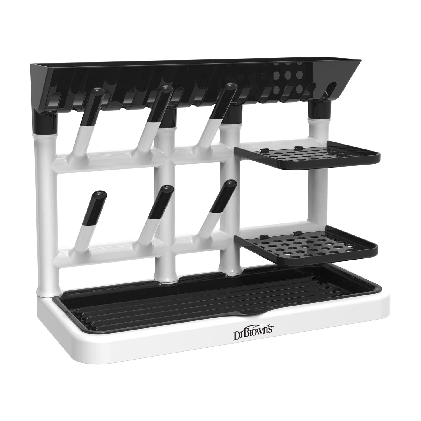 dr browns baby bottle drying rack tower countertop