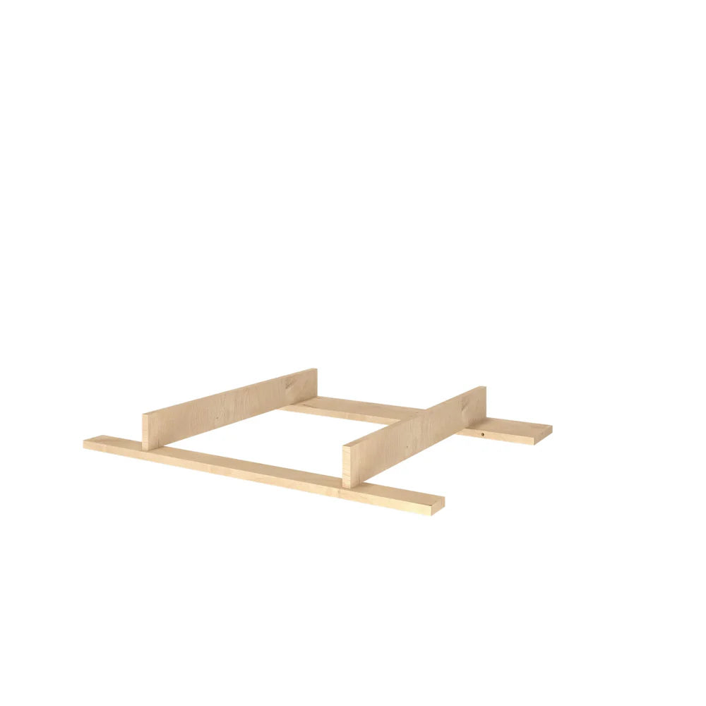 faktum astrid wave oak chest extension nursery dresser extension