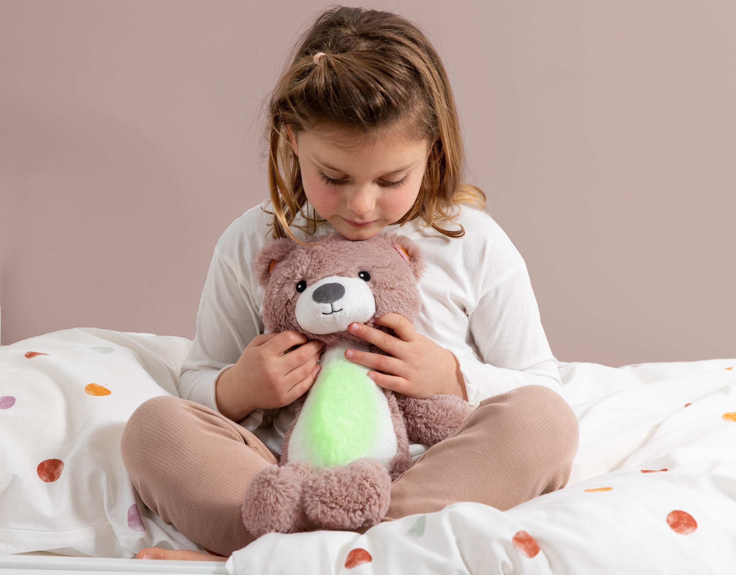 zazu brody teddy bear sleep trainer night light and sound machine