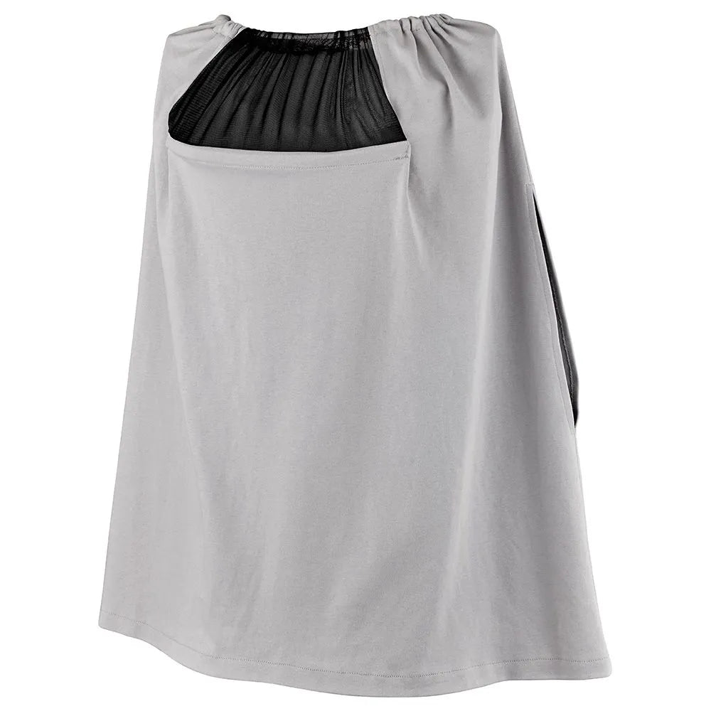 babyjem breast feeding tulle cover grey