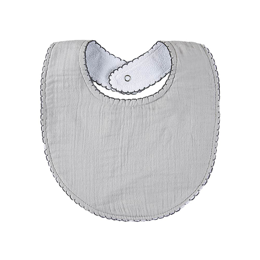 babyjem muslin bib / grey