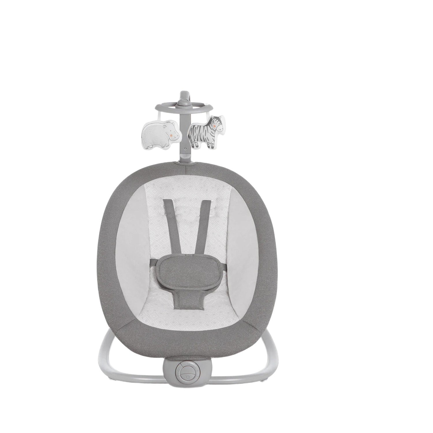 Mastela Fold Up Baby Rocker | Portable Infant Bouncer with Soothing Vibrations & Toy Bar