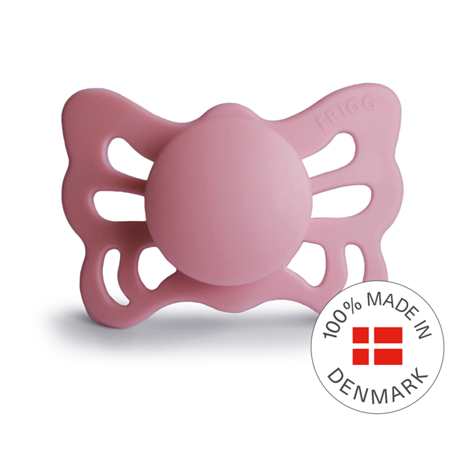 frigg butterfly  silicone  pacifier 0-6m 1-pack cedar