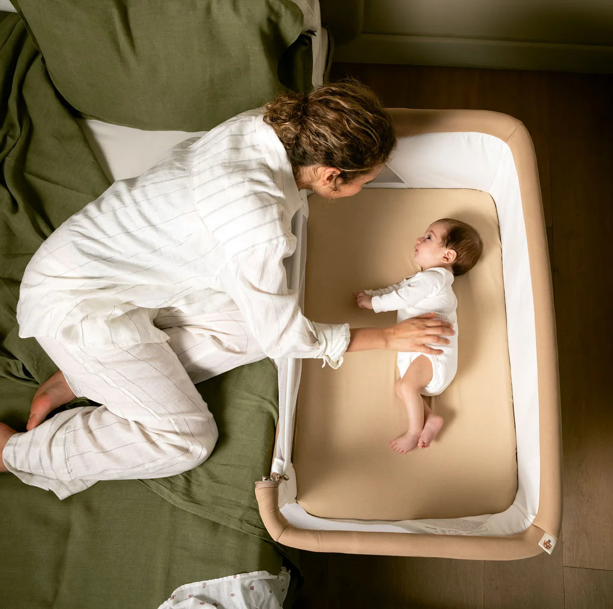 jane baby side crib botanic bedside sleeper cot