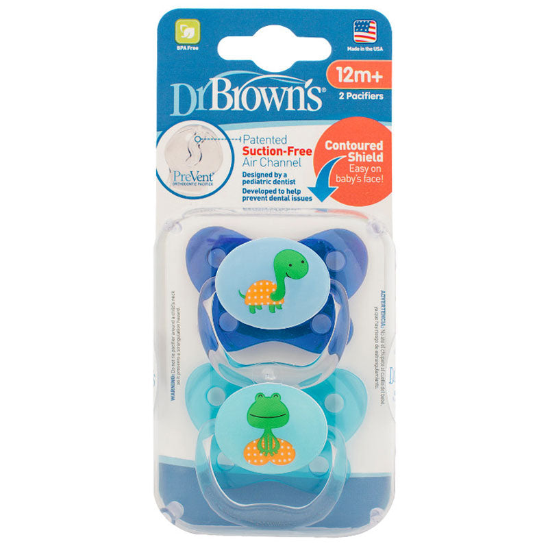 dr browns baby soothers 12m+ 2 pack orthodontic pacifier