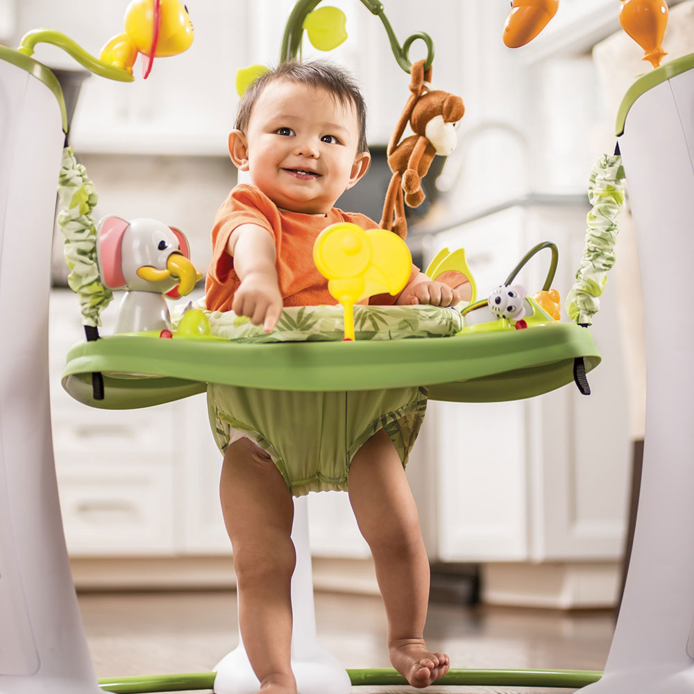 evenflo exersaucer safari freinds