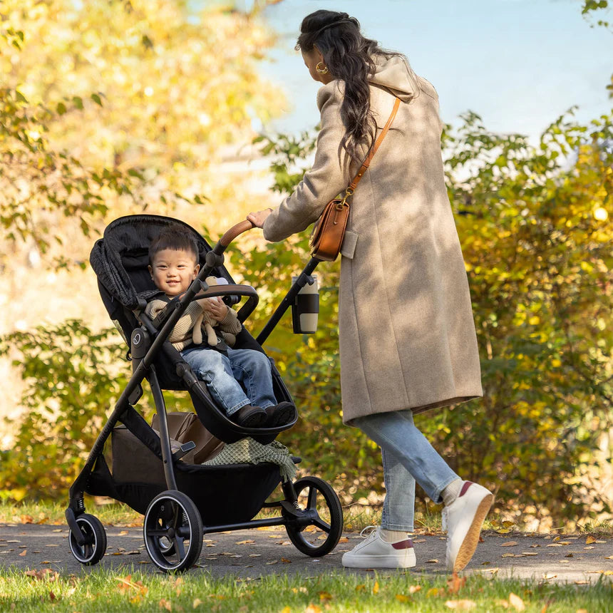 evenflo shyft intuiti travel system black shale